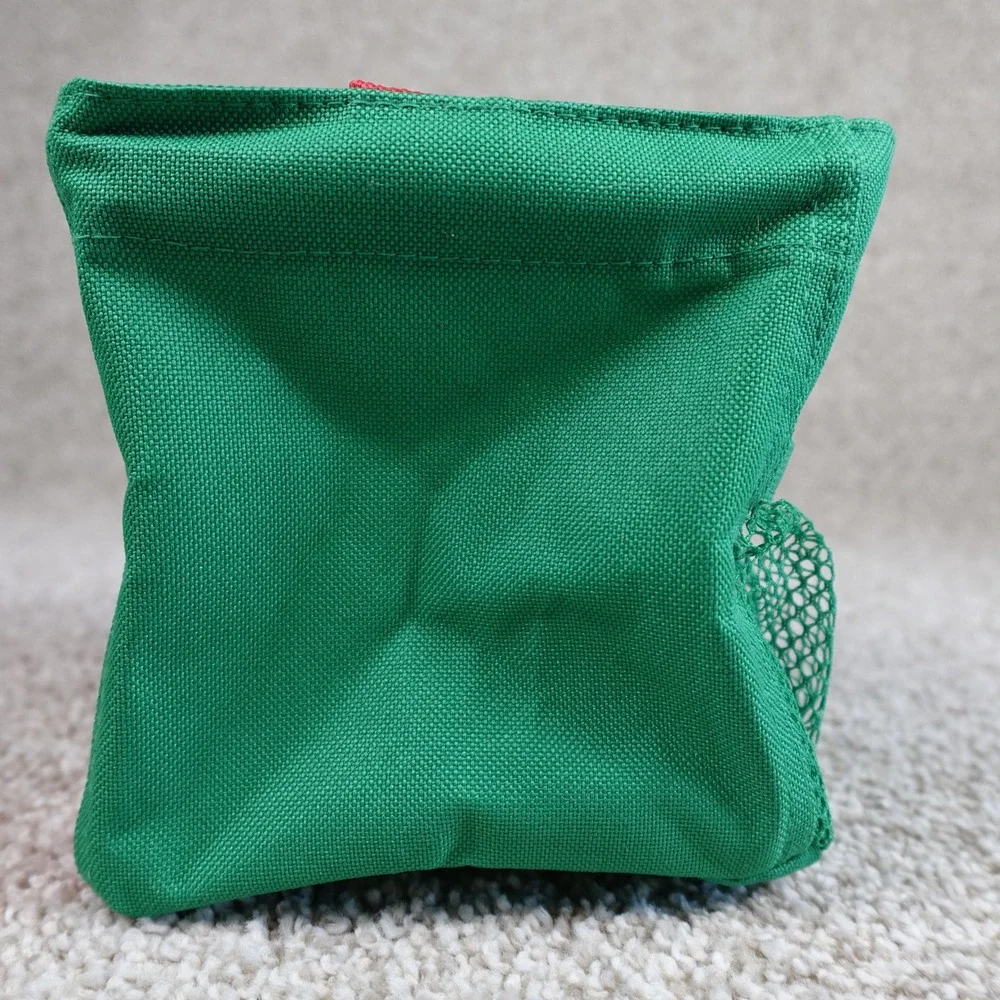 Thirty-One Littles Carry-All Caddy Santa Claus Ho Ho Ho Mini Tote Green Red